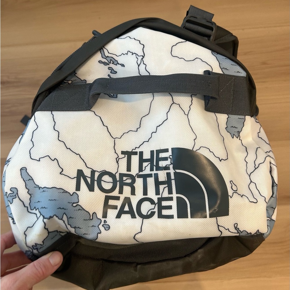 The North Face Base Camp Duffel - Size Medium “Around The World” 71 Liters RARE